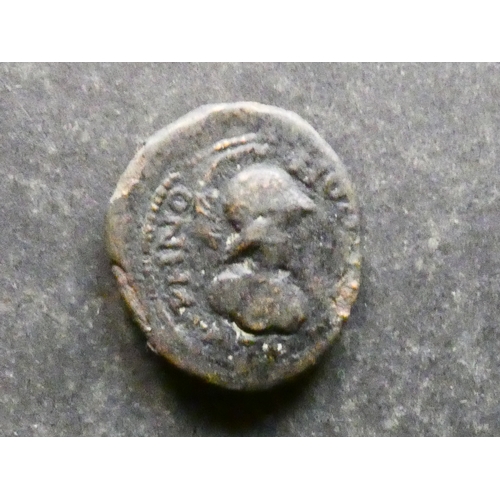 79 - COIN.  Roman Provincial, Julia Domna, wife of Septimius Severus (193-211), AE20, 6.05g, of Irenopoli... 