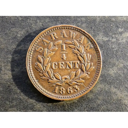 COIN. Sarawak, British Protectorate, Rajah James Brooke (1841-1868 ...