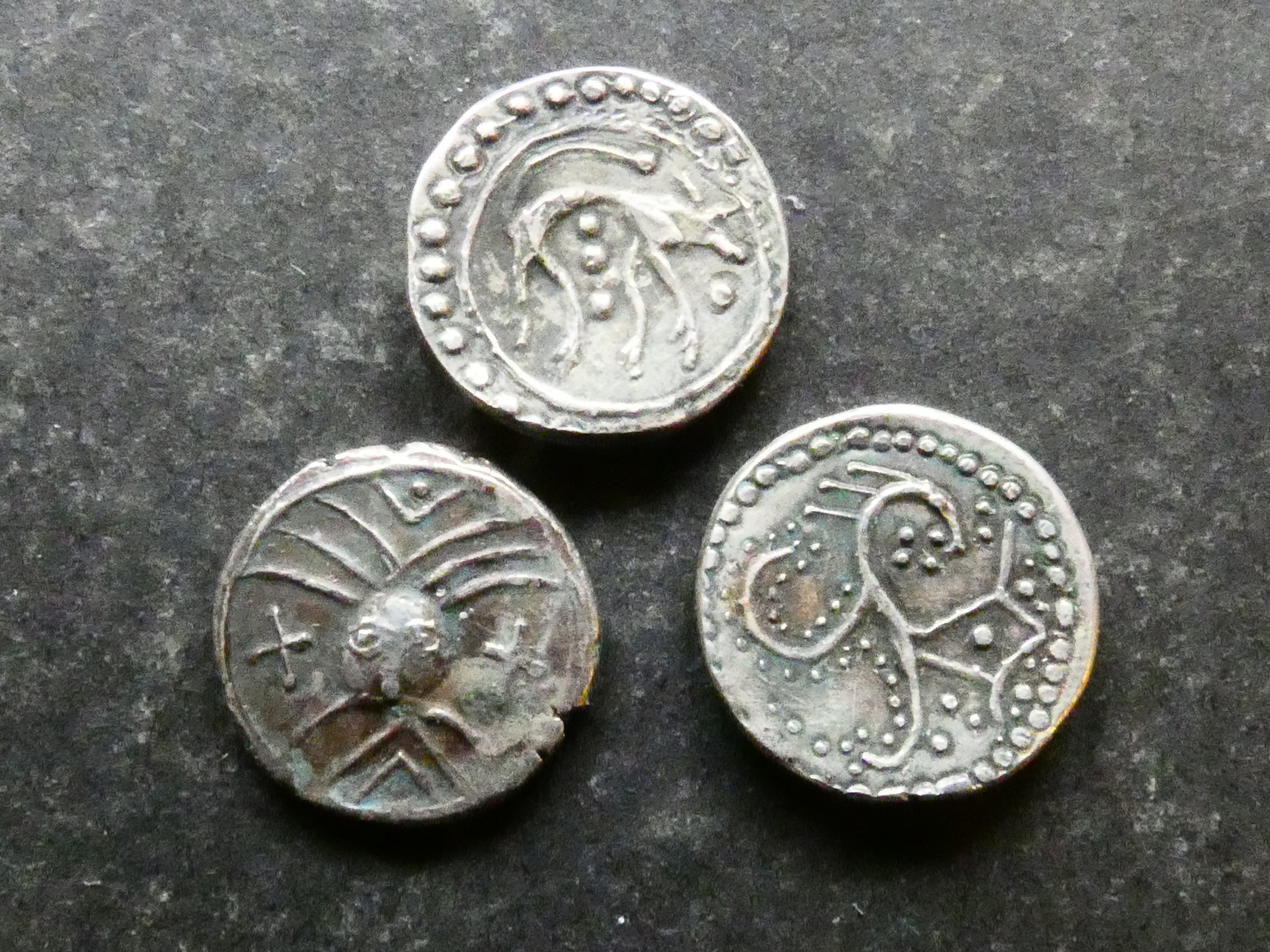 COINS. England, small group of modern museum-quality copies of early ...