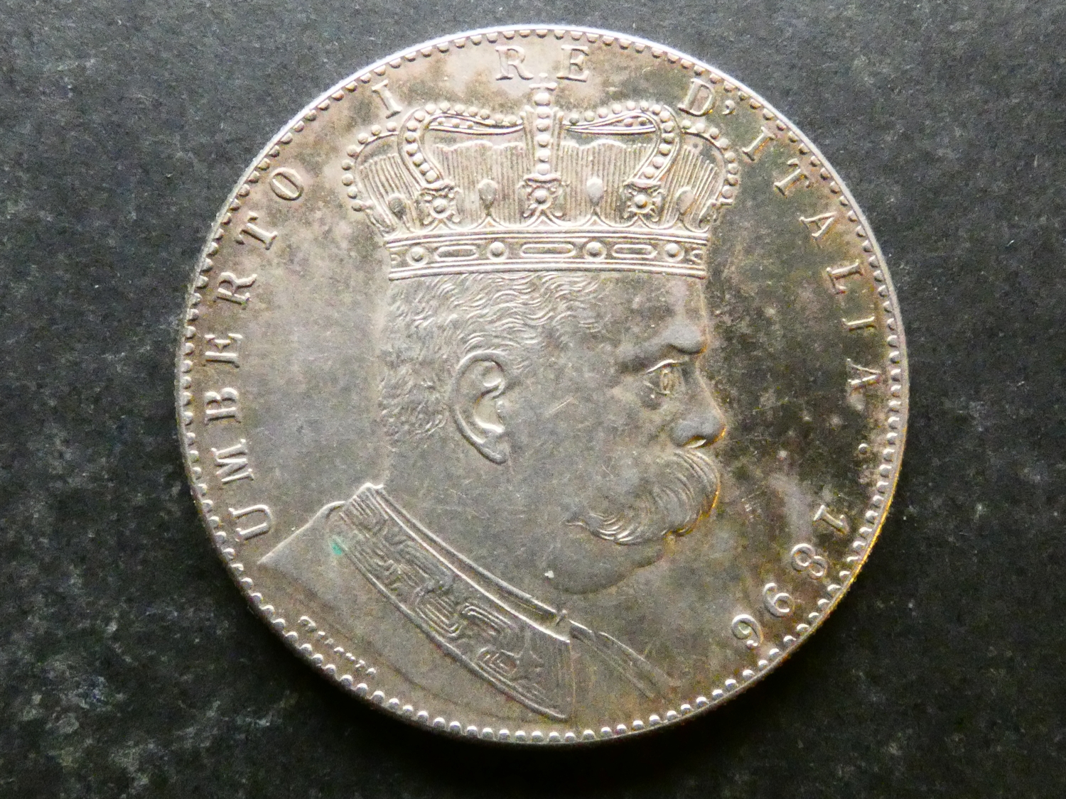 COIN. Eritrea, Italian colony, modern copy, 27.00g, of 5 Lire, 1 ...