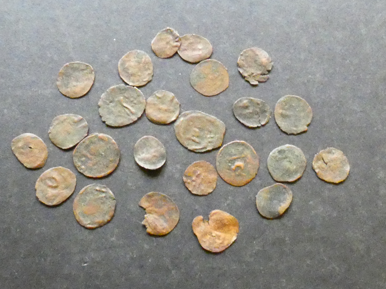 COINS. Ottoman Empire, collection of late period debased billon Akçe ...