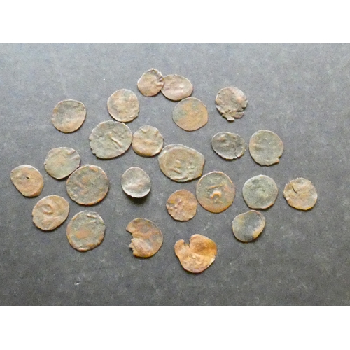 COINS. Ottoman Empire, collection of late period debased billon Akçe ...