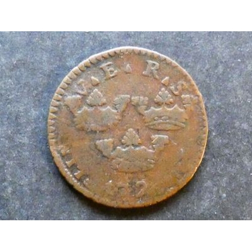 COIN. Sweden, Kingdom, Ulrika Eleonora (1719-1720), copper 1 Öre K.M ...