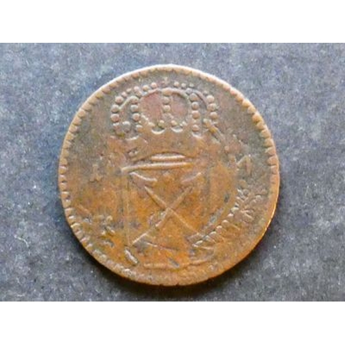 COIN. Sweden, Kingdom, Ulrika Eleonora (1719-1720), copper 1 Öre K.M ...