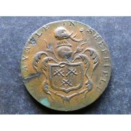 TOKEN. 18th Century tradesman's token, England, Yorkshire, Sheffield ...