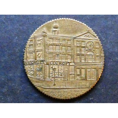 TOKEN. Advertising, Imitation Guinea gaming counter & advertising piece, Nottingham, ND, obverse; BE
