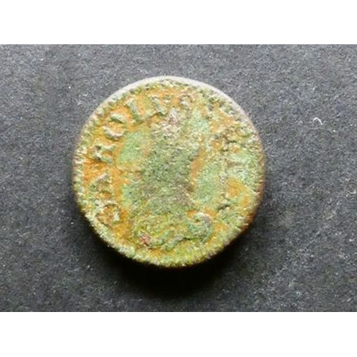 WEIGHT. Brass coin weight, England, Charles I (1625-1649), for Double ...