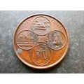 MEDALLION. 1892, Centenary of the founding of the Baptist Missionary ...