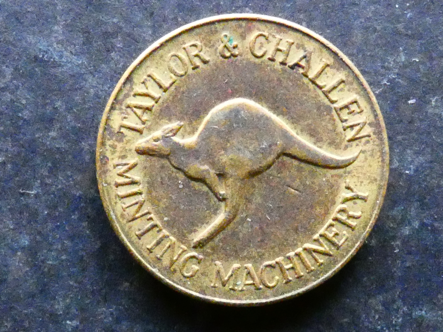 TOKEN. Australia, advertising piece, obverse; BRITISH EXHIBITION ...