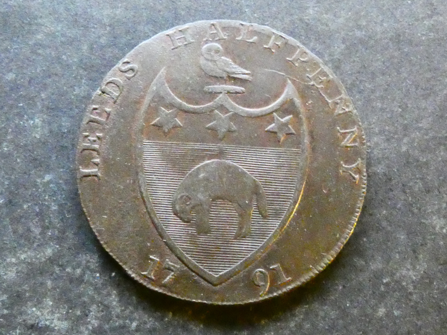 TOKEN. 18th Century tradesman's token, England, Yorkshire, Leeds ...
