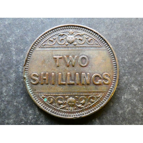 TOKEN. Tickets and passes, circus, obverse; GORDON CUMMINGS WILD SPORTS ...