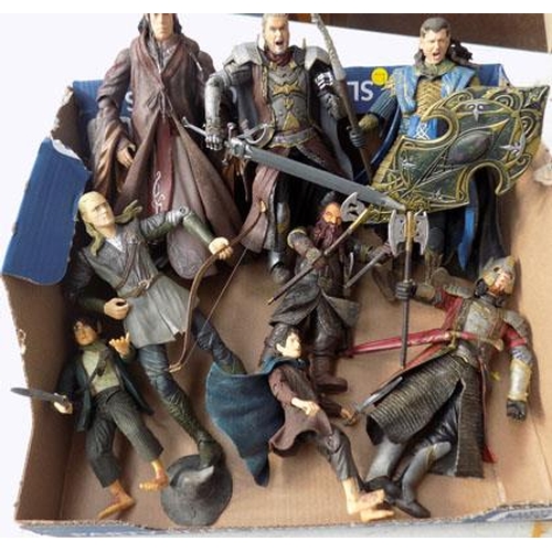 166 - Large selection of Lord of the Rings Figures