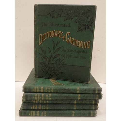 187 - Set of 6 vintage dictionary of gardening books