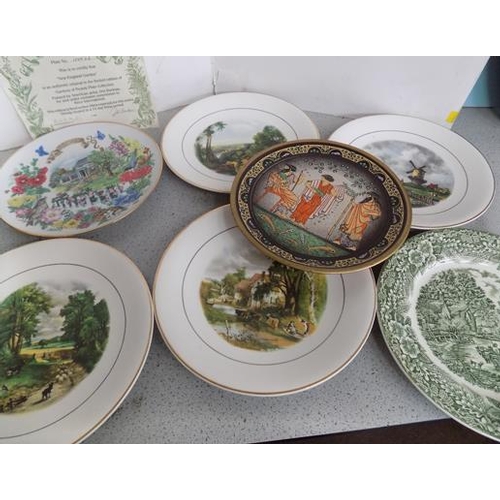 213 - Selection of plates inc some with certificates