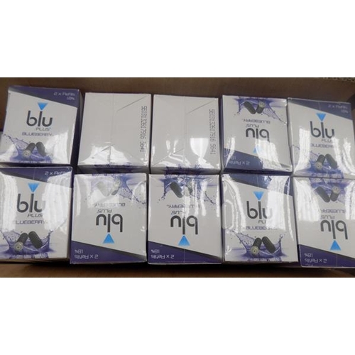 758 - 22x Blu plus blueberry e-cig refills