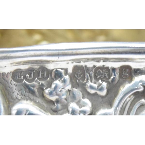 108 - Antique silver trinket box - Birmingham circa 1906 EJH