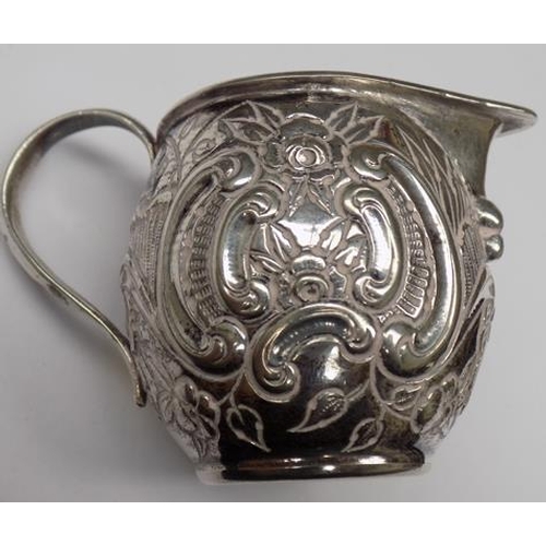 113 - Vintage 800 silver cream jug