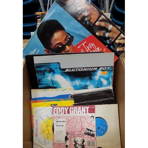 4 - Box of records & singles