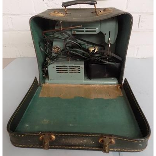 53 - Vintage electric sewing machine