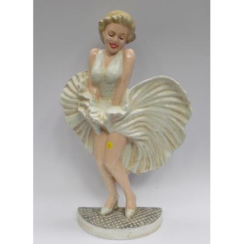 63 - Cast iron Marilyn Monroe doorstop