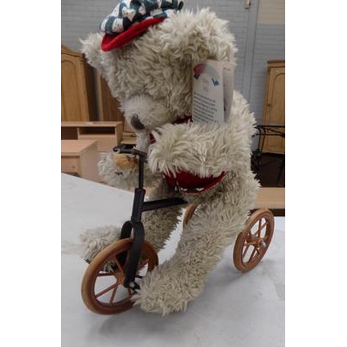 64 - Vintage biking teddy