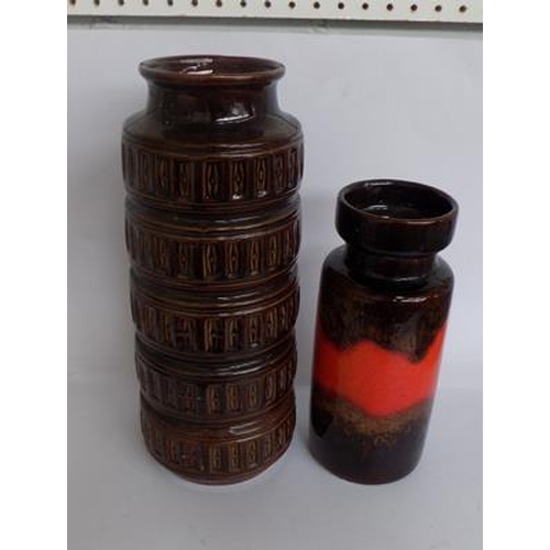 70 - Two West German vases