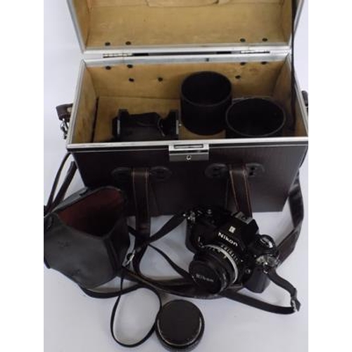 81 - Nikon EM W/O with case, lenses and accessories