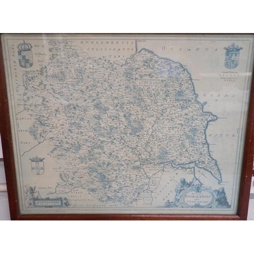 92 - Old map of Yorkshire