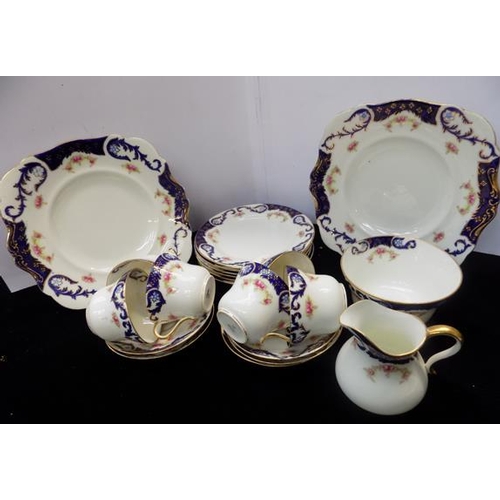 187 - Bone china part tea set