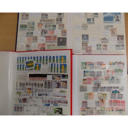 210 - Three albums of world stamps