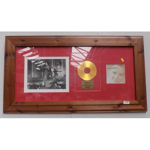 550 - Al Jolson tribute - framed collection