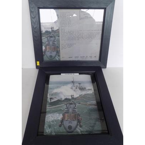 88 - 2x Falkland pictures-framed