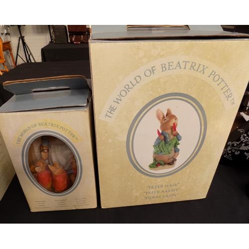 49 - Beatrix Potter figures 2002 Polystone x2