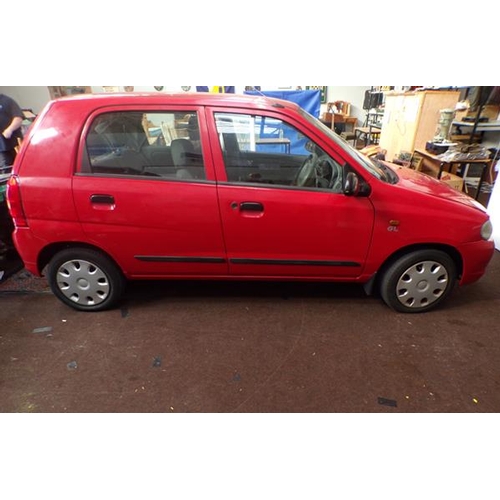 547 - Suzuki Alto GL 05 reg (2005) 1.0 litre petrol, 12 months MOT, no advisories, Road tax only £30 per y... 