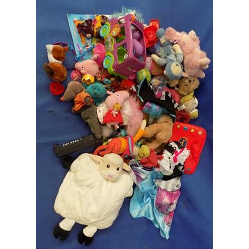 619 - Box of soft toys and others