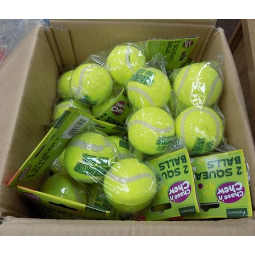 749 - Box of dog balls