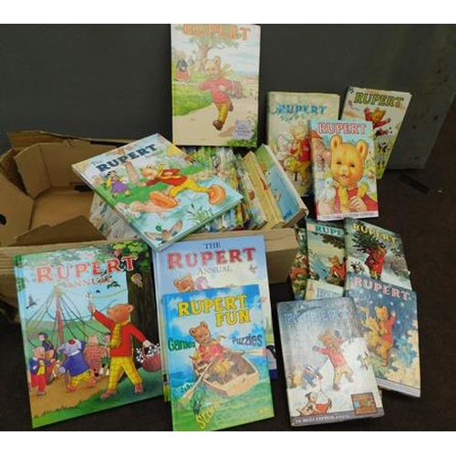 669 - Box of Rupert annuals