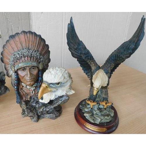 12a - 3x American Indian heads + 1 eagle-no damage found