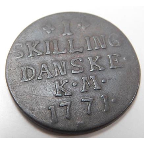 215 - 1771 Denmark 1 shilling