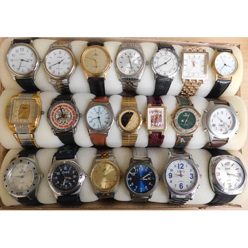 234 - Large assortment of gents watches