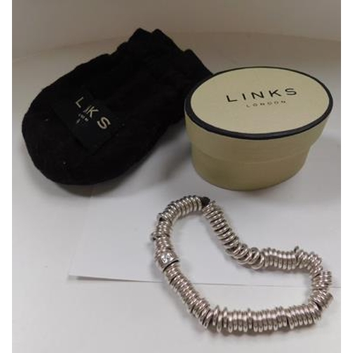 240 - Links of London bracelet-needs re-stringing