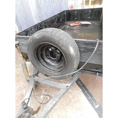 510 - Trailer with spare wheel, lighting board etc approx 48x90