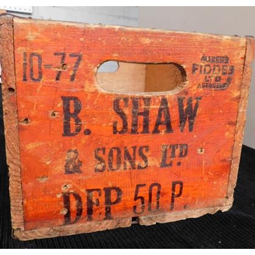 609a - Ben Shaws original bottle box approx 15x9