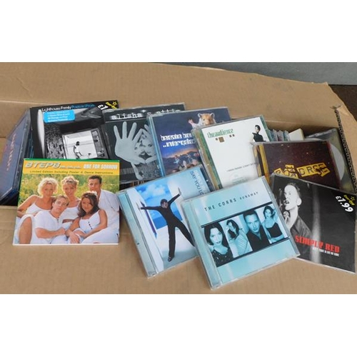 624 - Box of CD singles/EP's