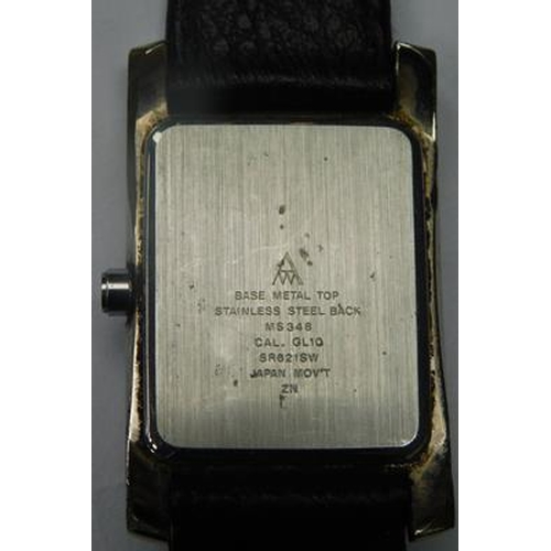 82 - Gent's Accurist wristwatch (date adjust) - W/O