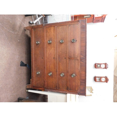 567 - 2 over 3 Oak drawer unit