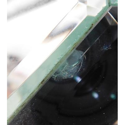 103 - Large mirrored jewellery box, approx. 8 x 13 inches - slight imperfection on lid