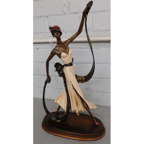 107 - Large Art Deco figurine - approx. 20 inches