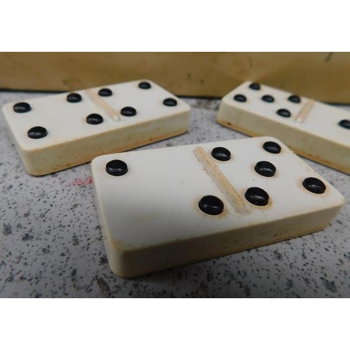 65 - Tin of dominoes for the blind