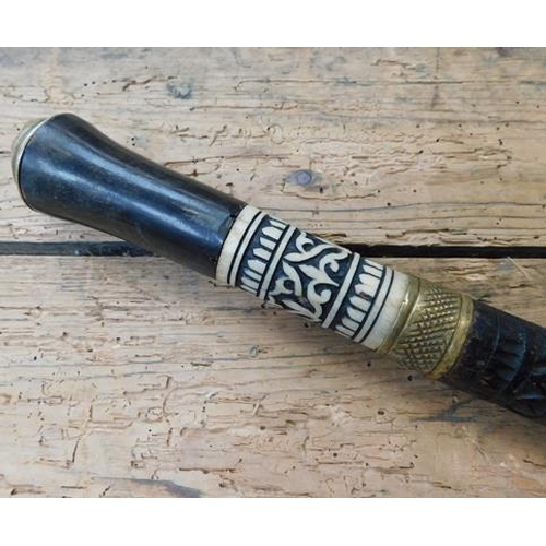 69 - Sword stick - ivory handle